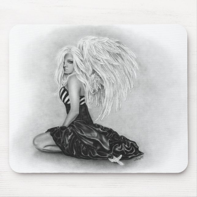 Tapis De Souris Ange imparfait Mousepad (Devant)