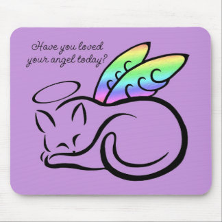 Tapis De Souris Ange Kitty Mousepad (pourpre)