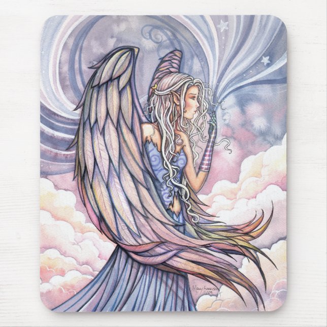 Tapis de souris Ange par Molly Harrison (Devant)