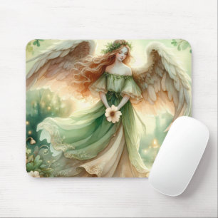 Tapis De Souris Ange Sérénité Trèfle