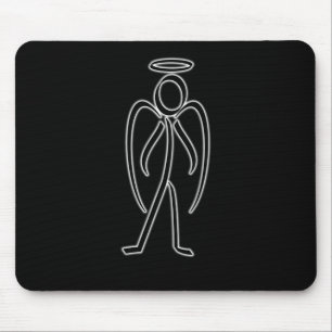 Tapis De Souris Ange - Stickman Mousepad