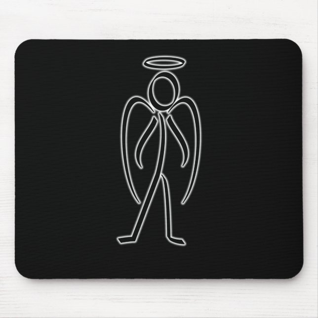 Tapis De Souris Ange - Stickman Mousepad (Devant)