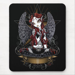 Tapis De Souris Ange superbe d'étoile de Stevie par Myka Jelina