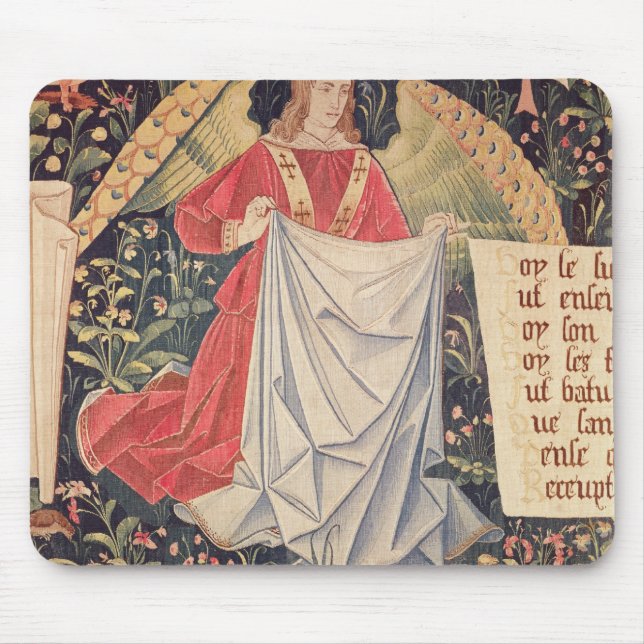 Tapis De Souris Ange tenant le linceul (Devant)