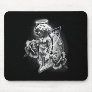 Tapis De Souris Ange X Saint X Tatouage Rose