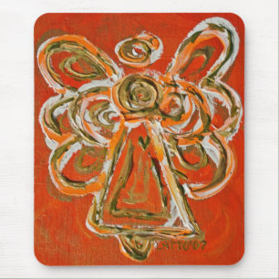 Tapis De Souris Angel Mousepad, Gardien Orange