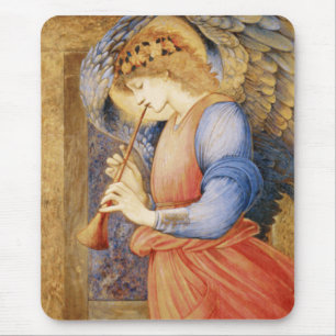 Tapis De Souris Angel Playing a Flageolet (par Edward Burne-Jones)