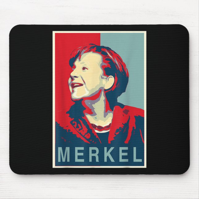 Tapis De Souris Angela Merkel - Le style Obama (Devant)