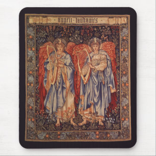 Tapis De Souris Angeli Laudantes (Anges en adoration) de Burne-Jon