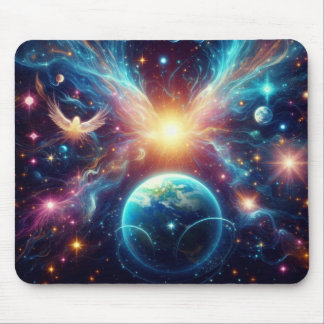 Tapis De Souris Anges célestes sur un Mousepad