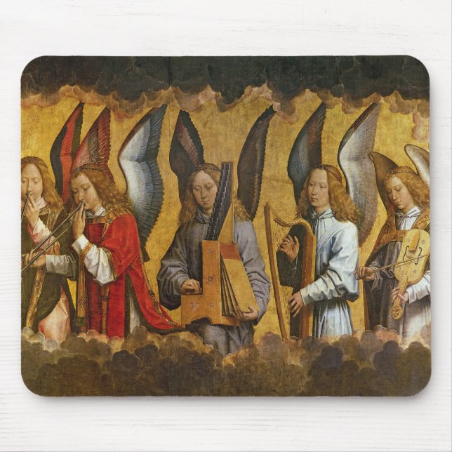 Tapis De Souris Anges jouant des instruments de musique (Devant)