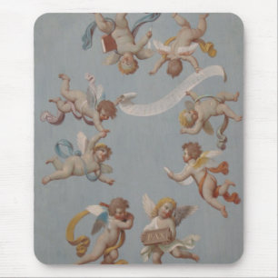 Tapis De Souris Anges lunatiques d'ange de la Renaissance