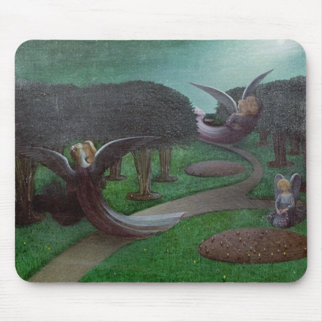 Tapis De Souris Anges pendant la nuit, 1896 (Devant)