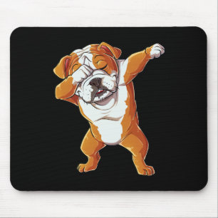 Tapis De Souris Anglais Bulldog Boys Dab Dance Puppy Lover