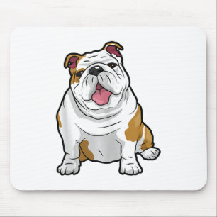 Tapis De Souris ANGLAIS BULLDOGS Awesome Funny Bulldog Pups Chiens
