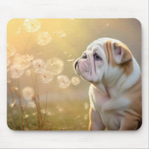 Tapis De Souris Anglais Chien Chien chien animal animal paisible
