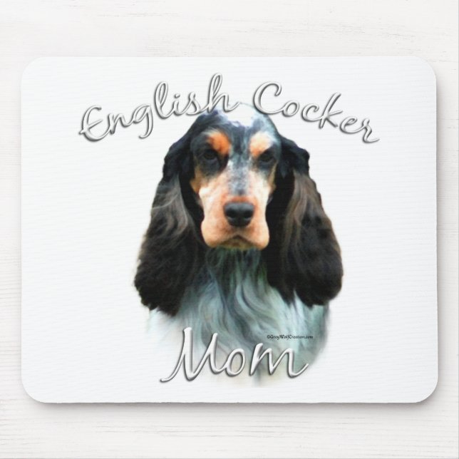 Tapis De Souris Anglais Cocker Spaniel Mom 2 (Devant)