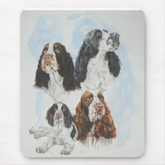 Tapis De Souris Anglais Springer Spaniel (Devant)