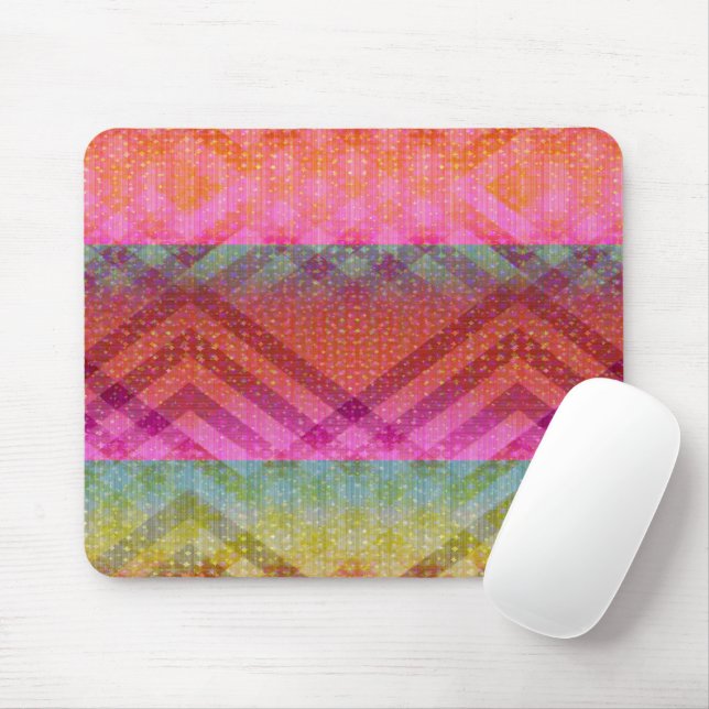 Tapis De Souris Angles colorés (Avec souris)