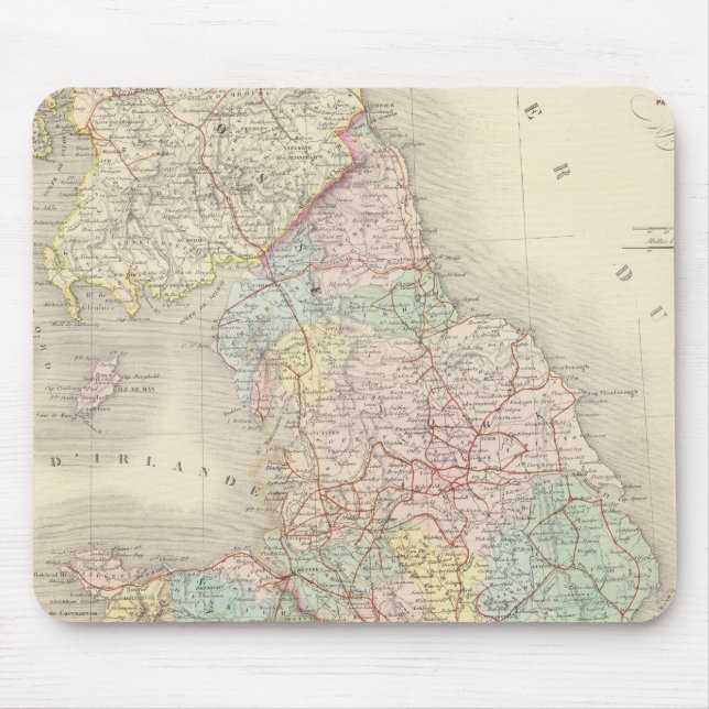 Tapis De Souris Angleterre, Pays de Galles 3 (Devant)