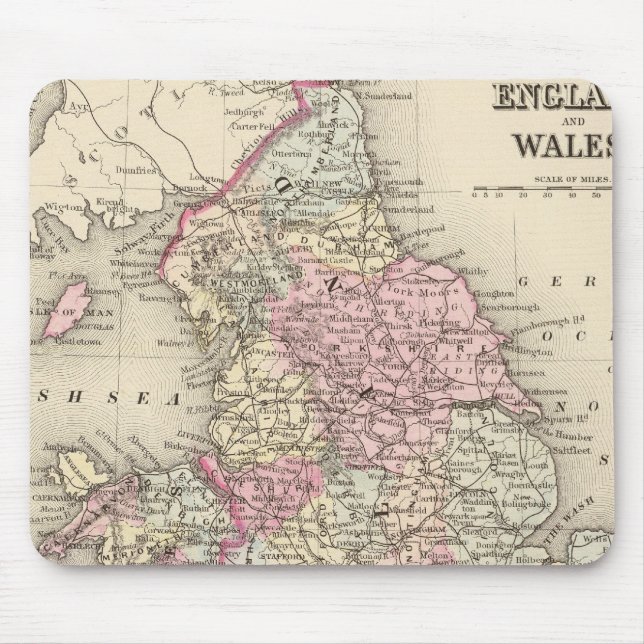Tapis De Souris Angleterre, Pays de Galles 5 (Devant)