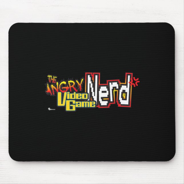 Tapis De Souris Angry Video Game Nerd Logo Premium (Devant)