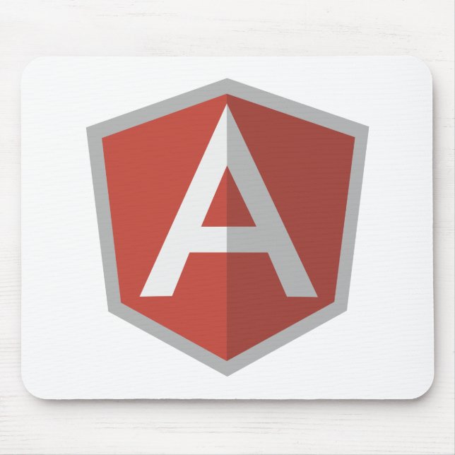 Tapis De Souris AngularJS Shield Logo (Devant)