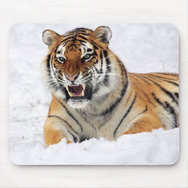 Tapis De Souris Animal sauvage personnalisé de tigre (Devant)