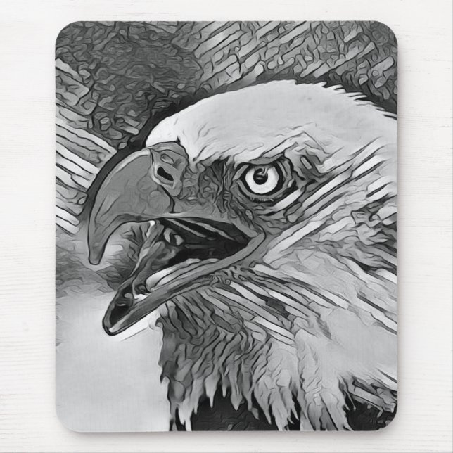 Tapis De Souris AnimalArtBW_Bird_002 (Devant)