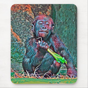 Tapis De Souris AnimalMix_Gorilla_004