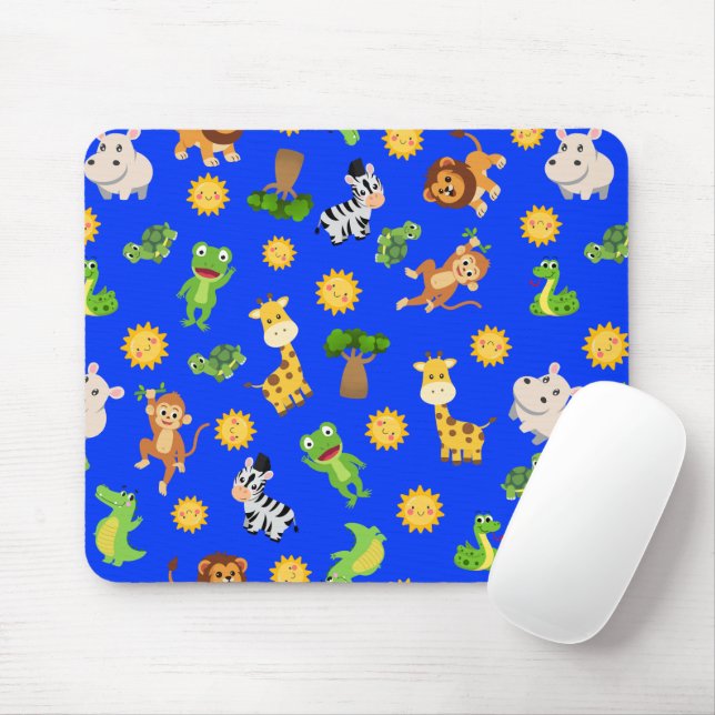 Tapis De Souris Animaux africains (Avec souris)