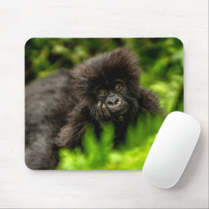 Tapis De Souris Animaux de bébés cutest   Gorille des Montagnes In