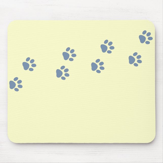 Tapis De Souris animaux de compagnie chiens chat pawprints (Devant)