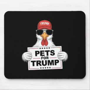 Tapis De Souris Animaux de compagnie pour les poules Trump soutien