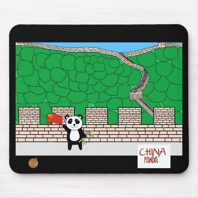Tapis De Souris Animaux du monde, Chine : Panda (Devant)