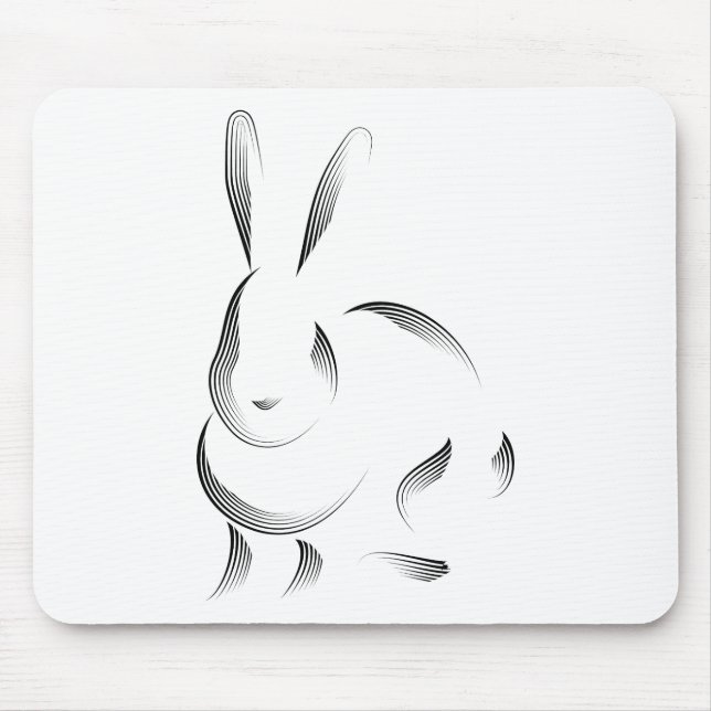 Tapis De Souris Animaux - lapin (Devant)