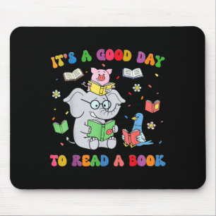 Tapis De Souris Animaux mignons lisent des livres enseignants élèv