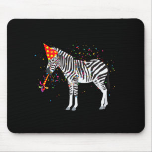 Tapis De Souris Animaux zèbres faisant la fête