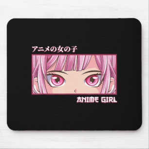 Tapis De Souris Anime Girl Eyes Japonais Japon Art esthétique Anim