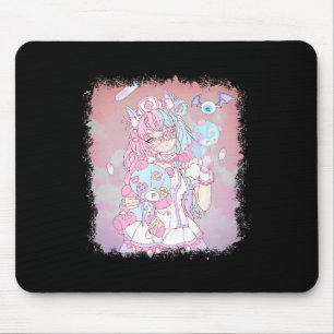 Tapis De Souris Anime Kawaii fille esthétique Pastel Soft Waifu Ja