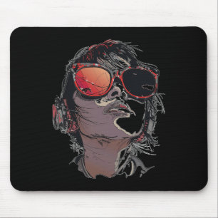 Tapis De Souris Anime Manga Graphisme Lunettes de soleil Art Anime