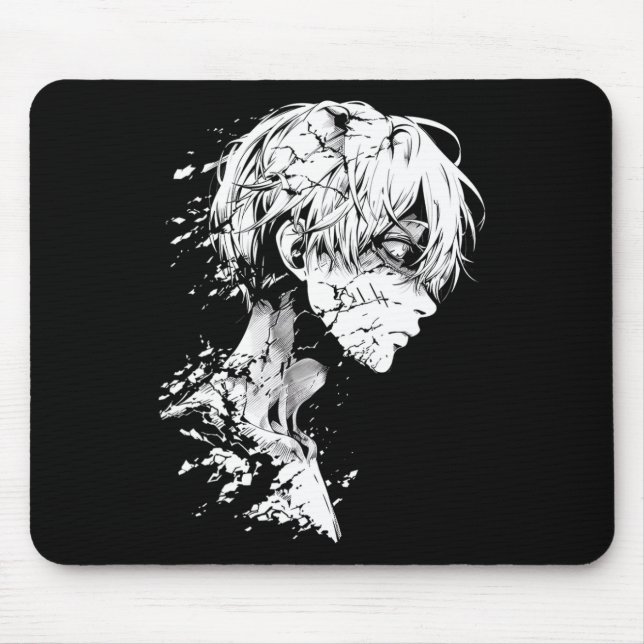 Tapis De Souris Anime Manga Motif Dessin Artiste Anime (Devant)