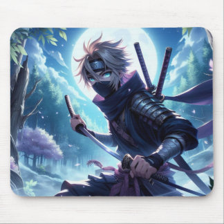 Tapis De Souris Anime Ninja Warrior Mouse Pad, pavé de souris Imag