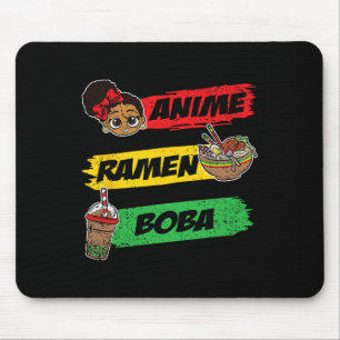 Tapis De Souris Anime Ramen Boby Noir Histoire Mois Hommes Fille F