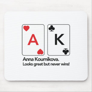 Tapis De Souris Anna Kournikova/roi d'as