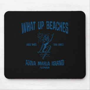 Tapis De Souris Anna Maria Island Florida Plages Vintages Amusante