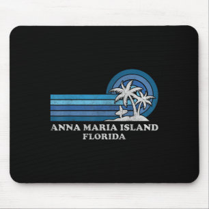 Tapis De Souris Anna Maria Island Floride Famille Vintage Été Va