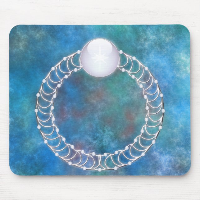 Tapis De Souris Anneau d'eau Mousepad (Devant)