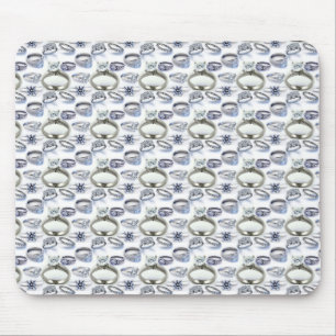 Tapis De Souris Anneaux de diamant