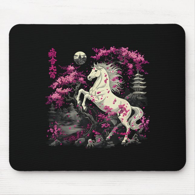 Tapis De Souris Année du Cheval 2026 Chinoise  (Devant)